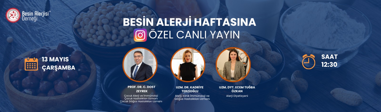 Besin Alerjisi Haftasında Özel Canlı Yayın